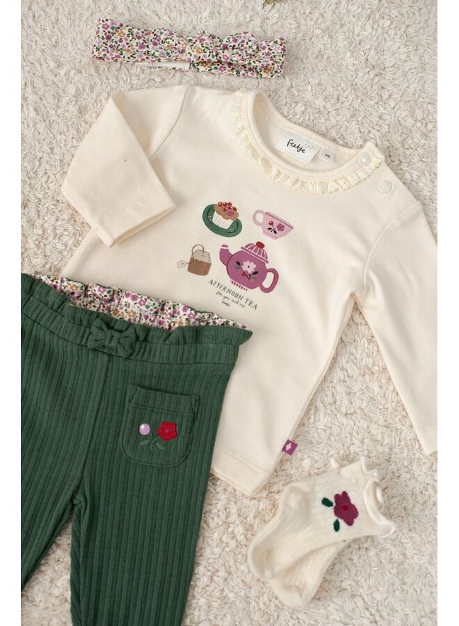 Feetje - Longsleeve - Afternoon tea - Creme