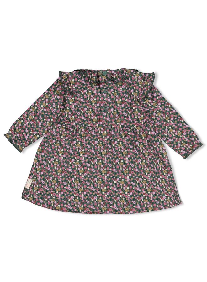 Feetje - Jurk AOP - Afternoon tea - Groen