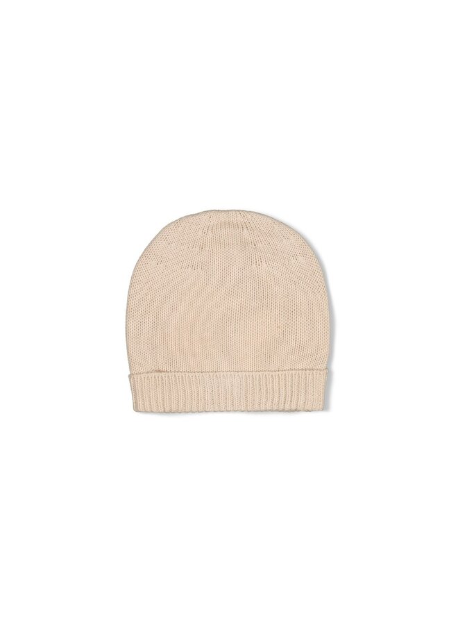 Feetje - Mutsje gebreid - The knits - Zand