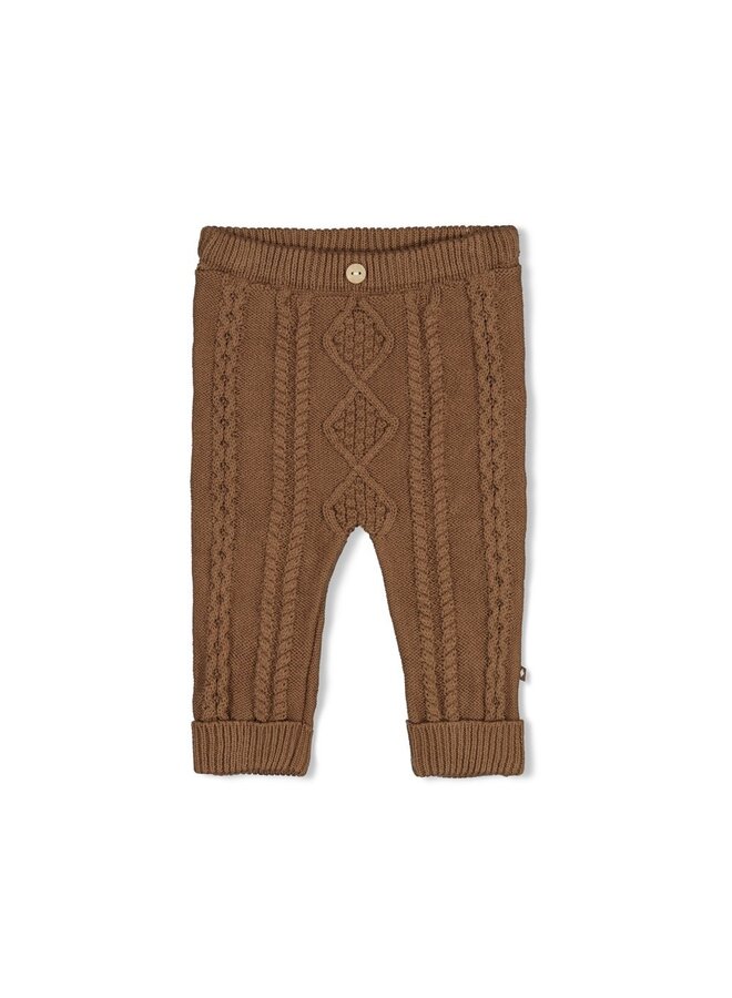 Feetje - Broek gebreid cable-knit - The knits - Bruin