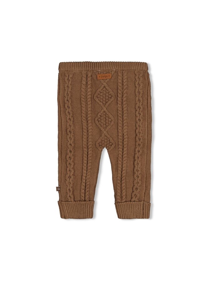 Feetje - Broek gebreid cable-knit - The knits - Bruin