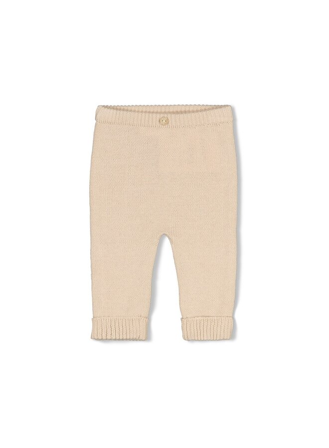 Broek gebreid - The knits - Zand