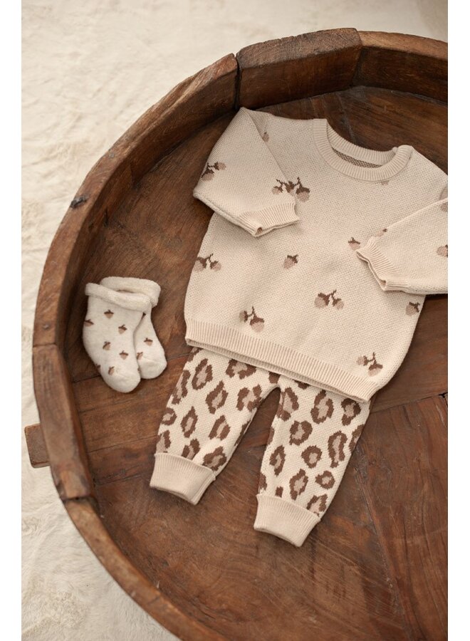 Feetje - Sweater gebreid AOP - The knits - Zand