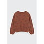 Celia quilted floral print sweatshirt - Ginger-quilted floral print