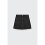 Cozmo - Modena washed color denim skirt - Anthracite-washed color denim