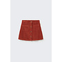 Cozmo - Modena wide wale corduroy skirt - Ginger-wide wale corduroy