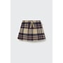 Cozmo - Olbia warm plaid flannel skirt - Multi-warm plaid flannel