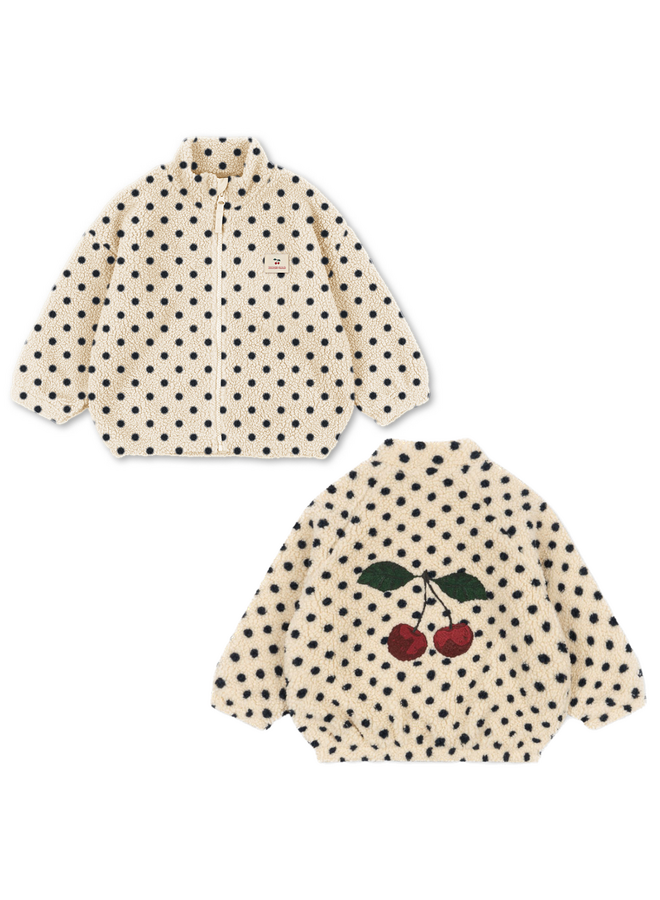 Jody embroidery teddy jacket - Dot lumiere