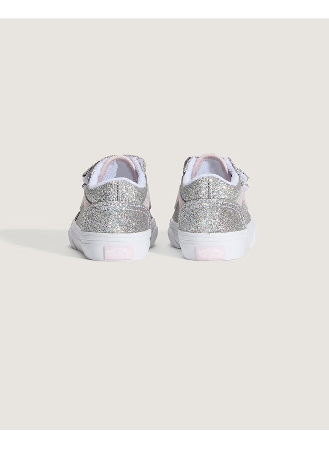 Vans - Old skool V glitter - Silver/Pale petal