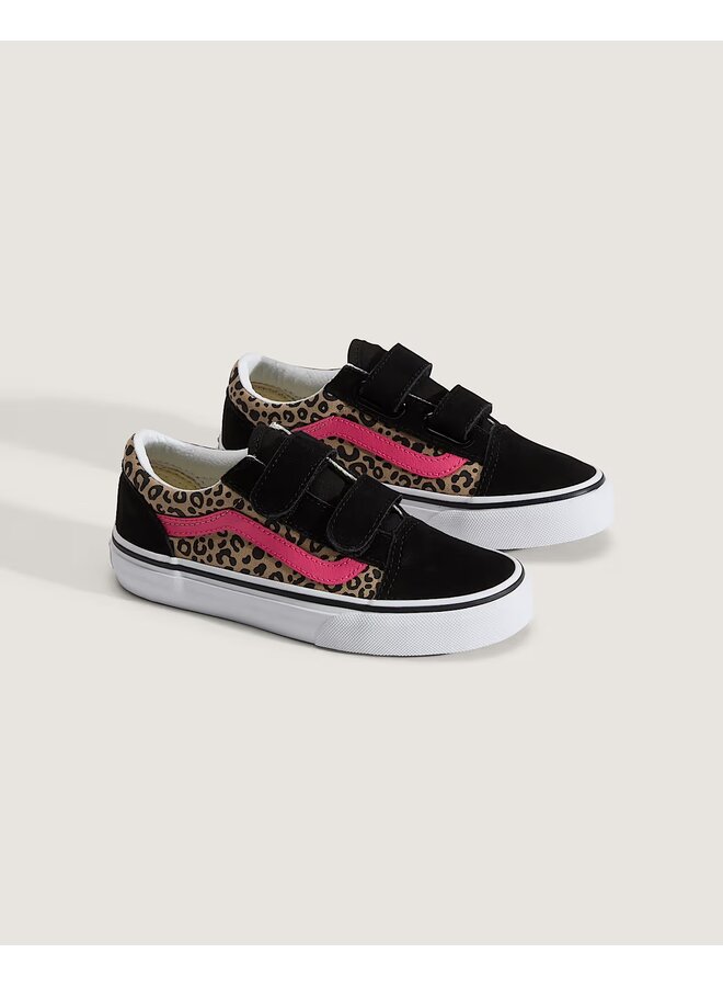 Vans - Old skool V leopard - Pink velvet/Black