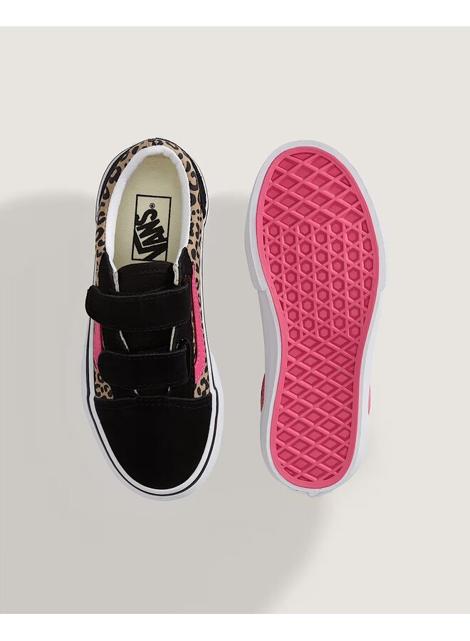 Vans - Old skool V leopard - Pink velvet/Black