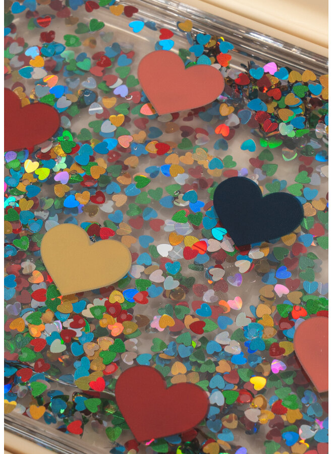 Glitter lunch box - Bon coeur coloré