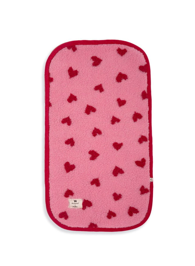 Alwero x Salty Wieg beschermer - Bubble gum heart