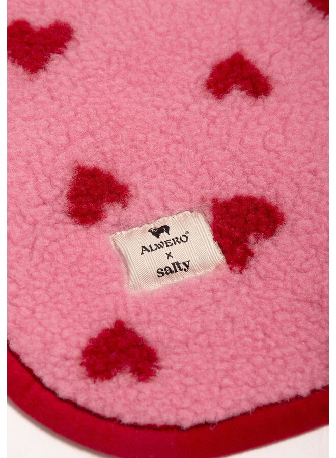 Alwero x Salty Stitch - Wieg beschermer - Bubble gum heart