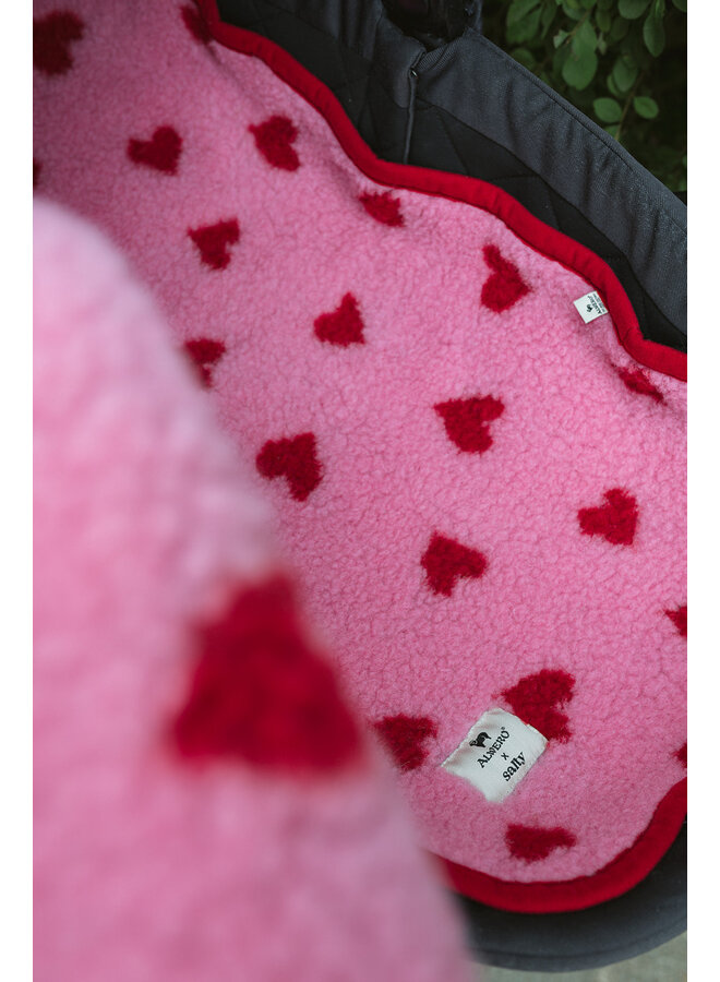 Alwero x Salty Stitch - Wieg beschermer - Bubble gum heart