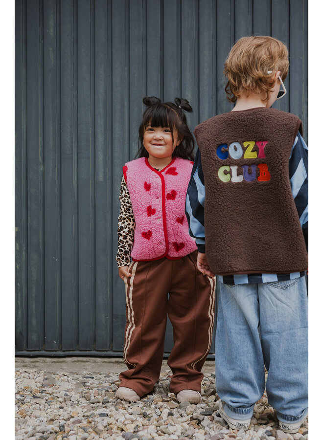 Alwero x Salty Stitch - Tyb junior vest - Bubble gum heart