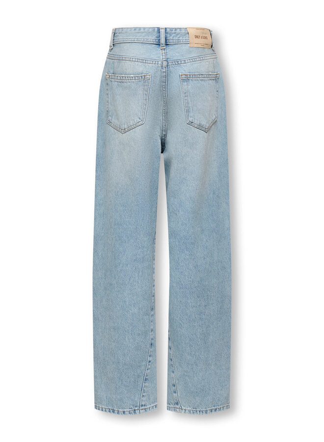 ONLY & SONS Junior - Fade loose twist denim - Light blue denim