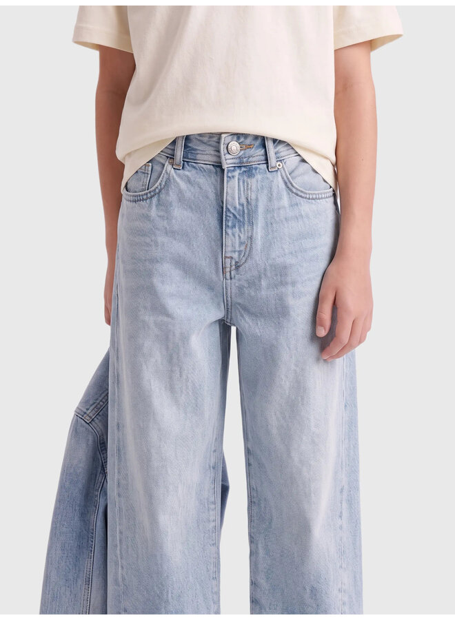 ONLY & SONS Junior - Fade loose twist denim - Light blue denim