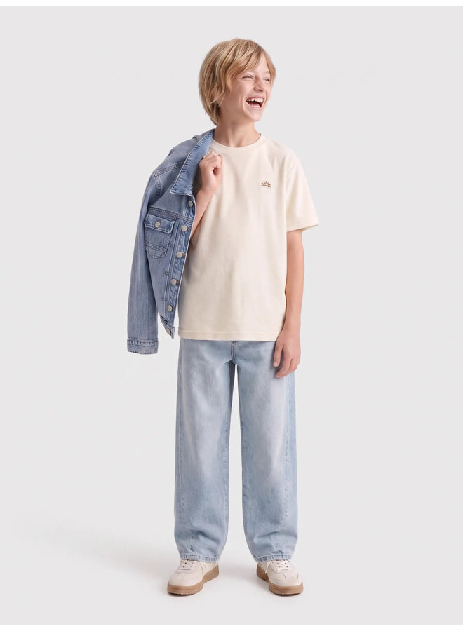 ONLY & SONS Junior - Fade loose twist denim - Light blue denim