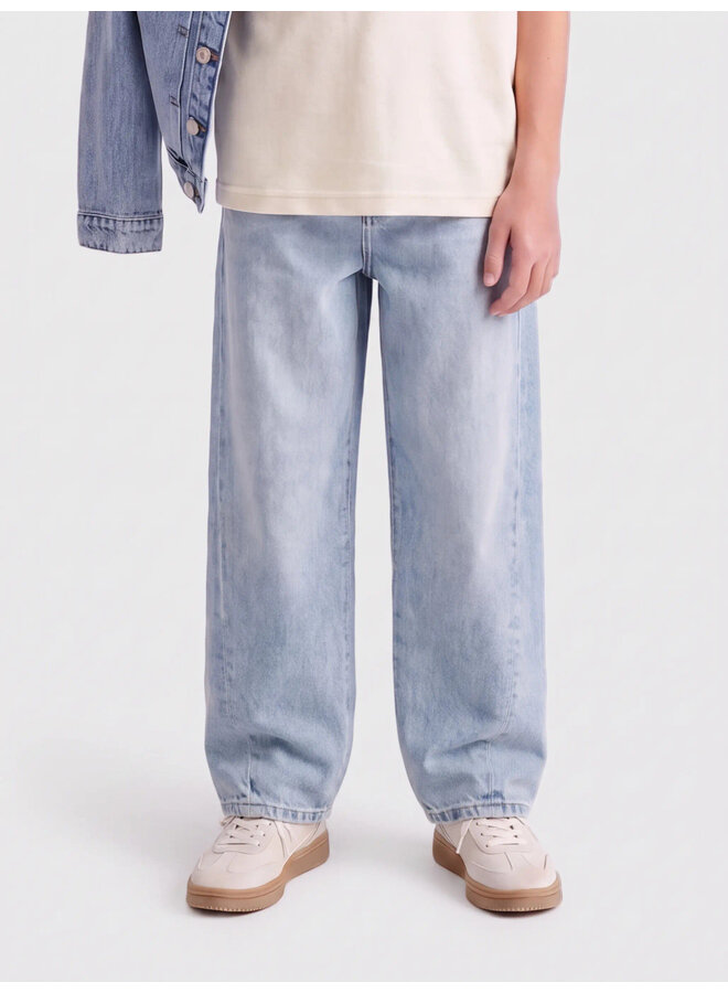 ONLY & SONS Junior - Fade loose twist denim - Light blue denim