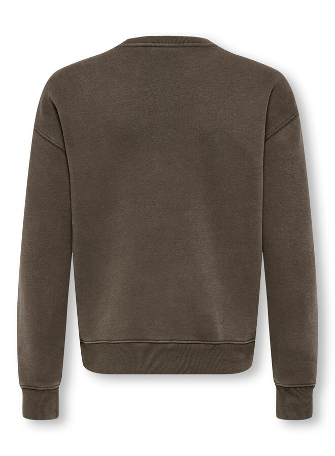 ONLY & SONS Junior - Larry eflow rlx washed sweat - Tarmac