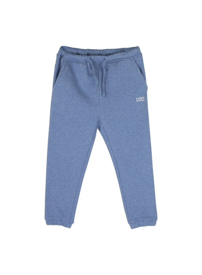 Labo de Colores - Lenns pants - Blue denim melange