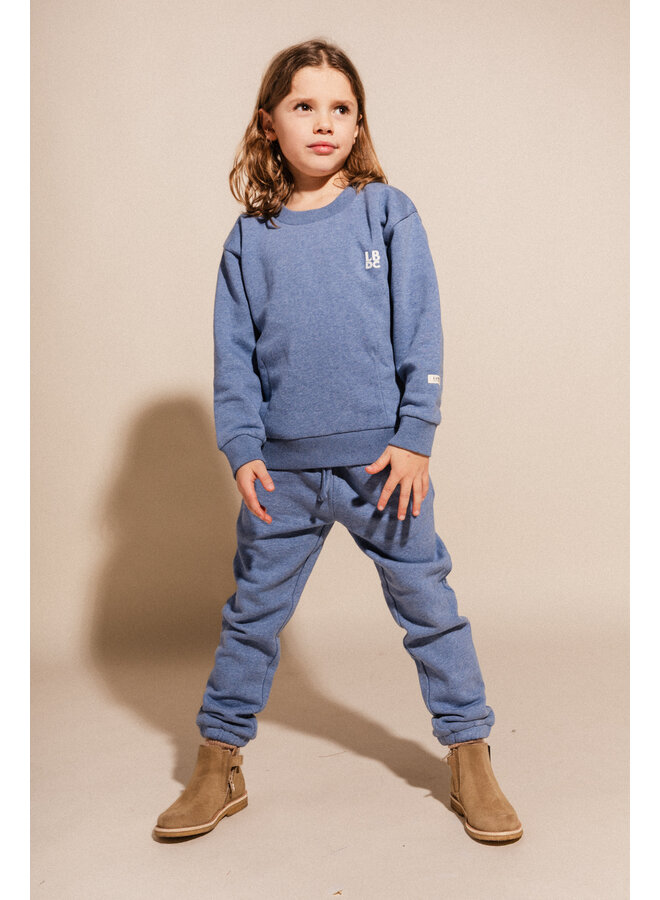 Labo de Colores - Lior sweater - Blue denim melange
