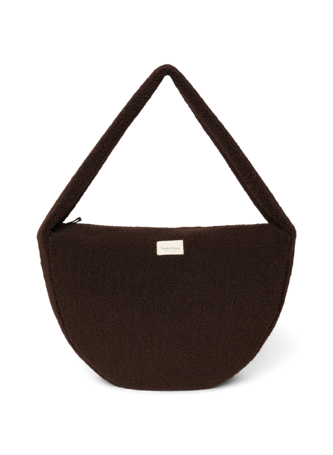 Teddy cross body bag - Chocolate