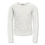 Kids Only - Leika lace top - Cloud dancer