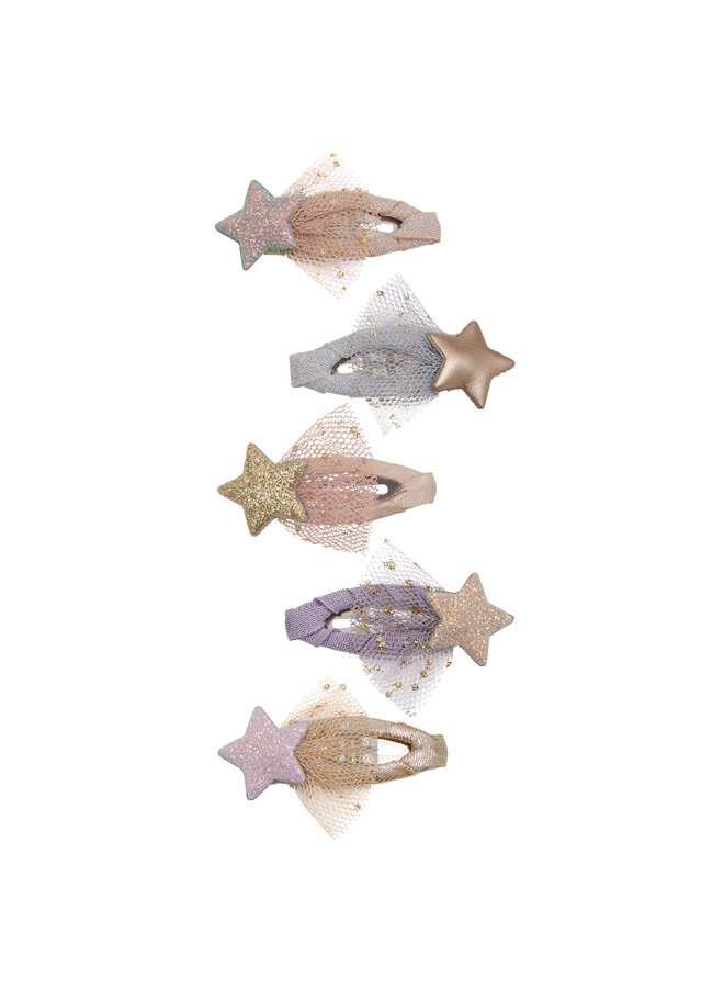 Tutu star mini hair clips