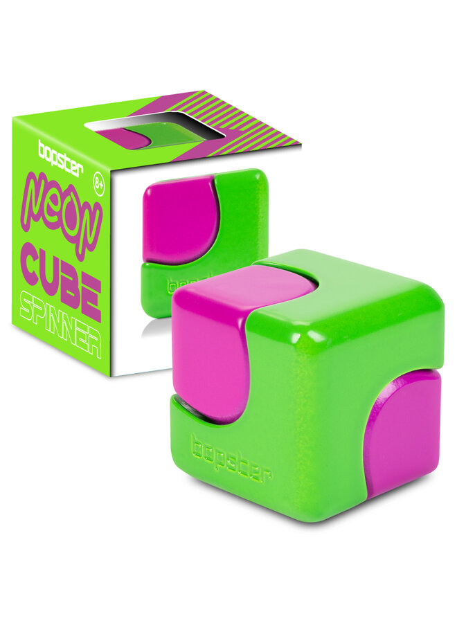 Bopster - Cube spinner - Neon