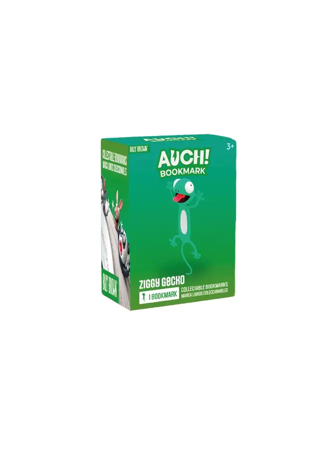 Billy Brown - Auch! bookmark wild animals - Ziggy gecko