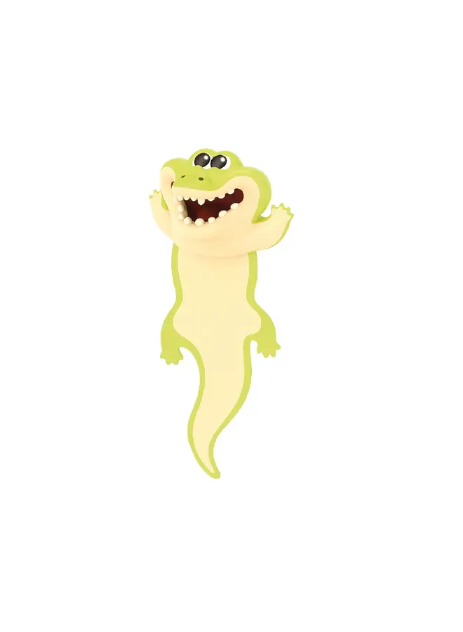 Billy Brown - Auch! bookmark wild animals - Snaggy croc