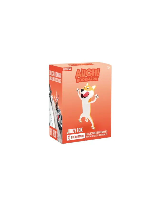 Billy Brown - Auch! bookmark wild animals - Juicy fox