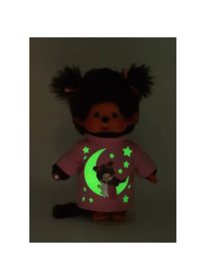 Monchhichi - Meisje glow in the dark (20cm)
