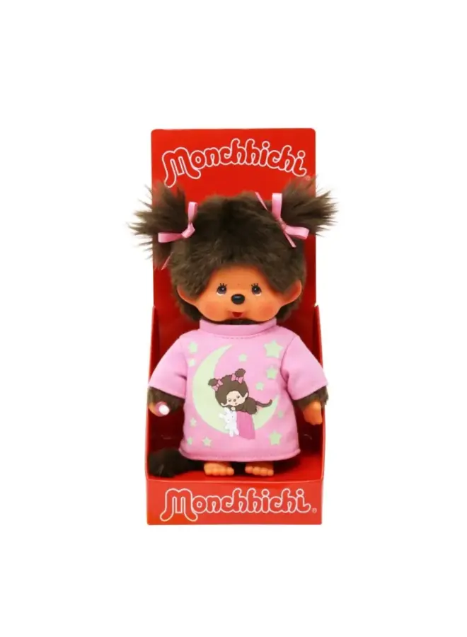 Monchhichi - Meisje glow in the dark (20cm)