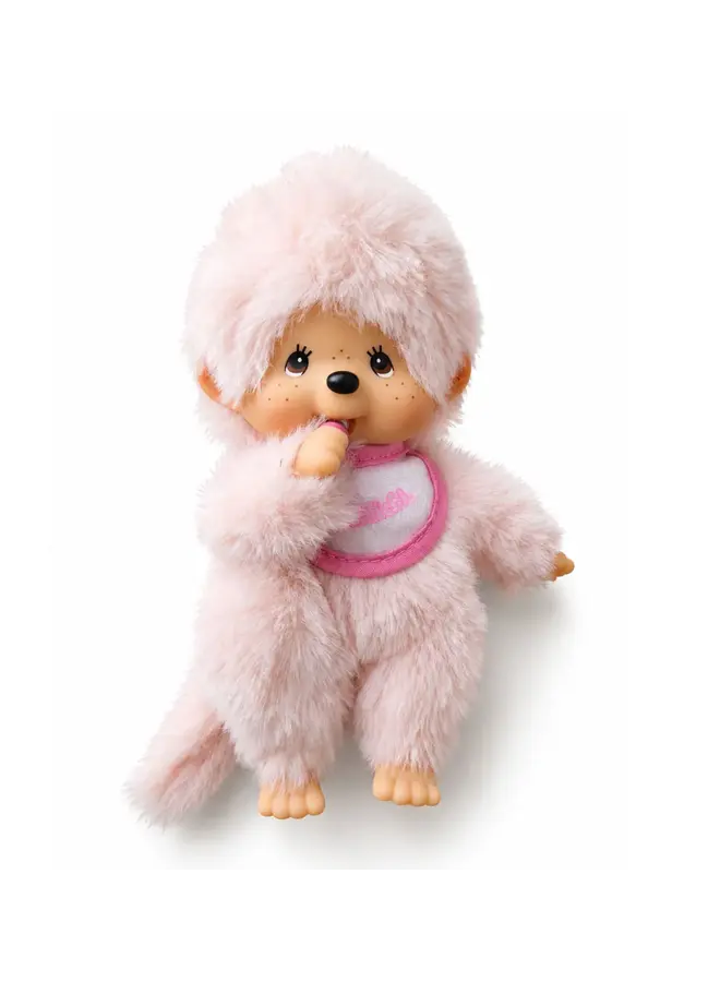 Monchhichi - Pop pastel roze (15cm)