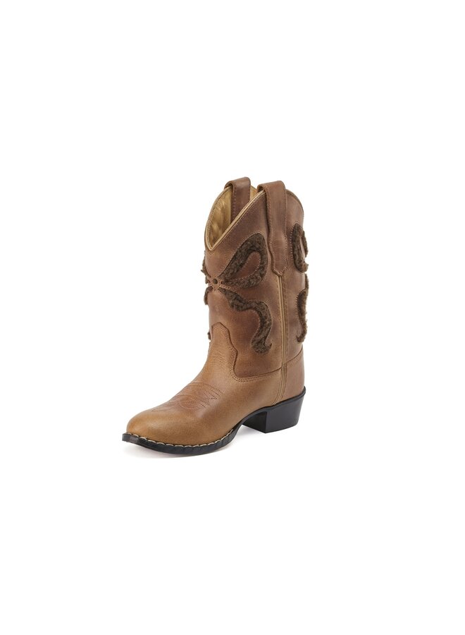Bootstock - Bow teddy boots - Brown
