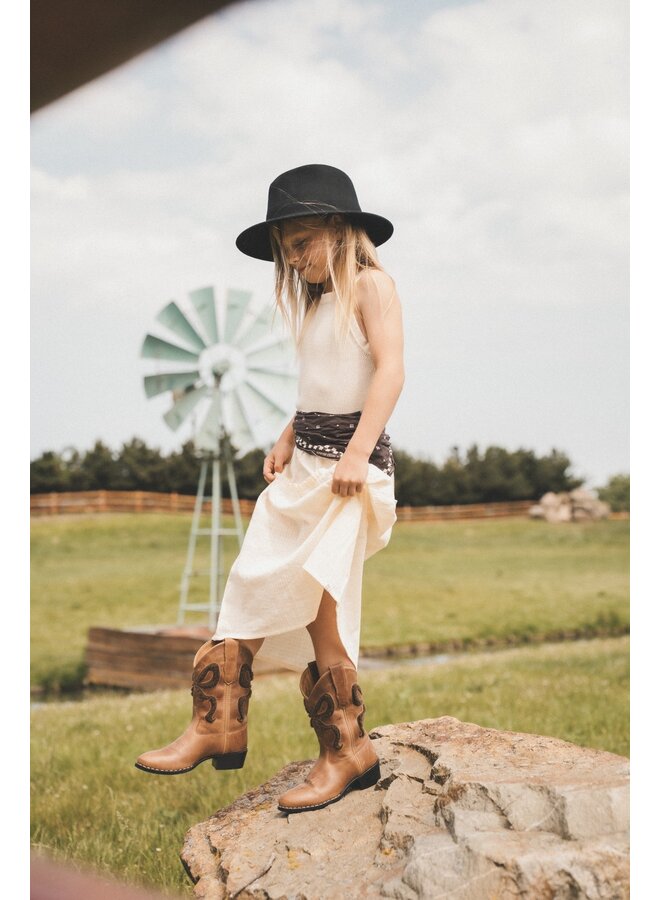 Bootstock - Bow teddy boots - Brown