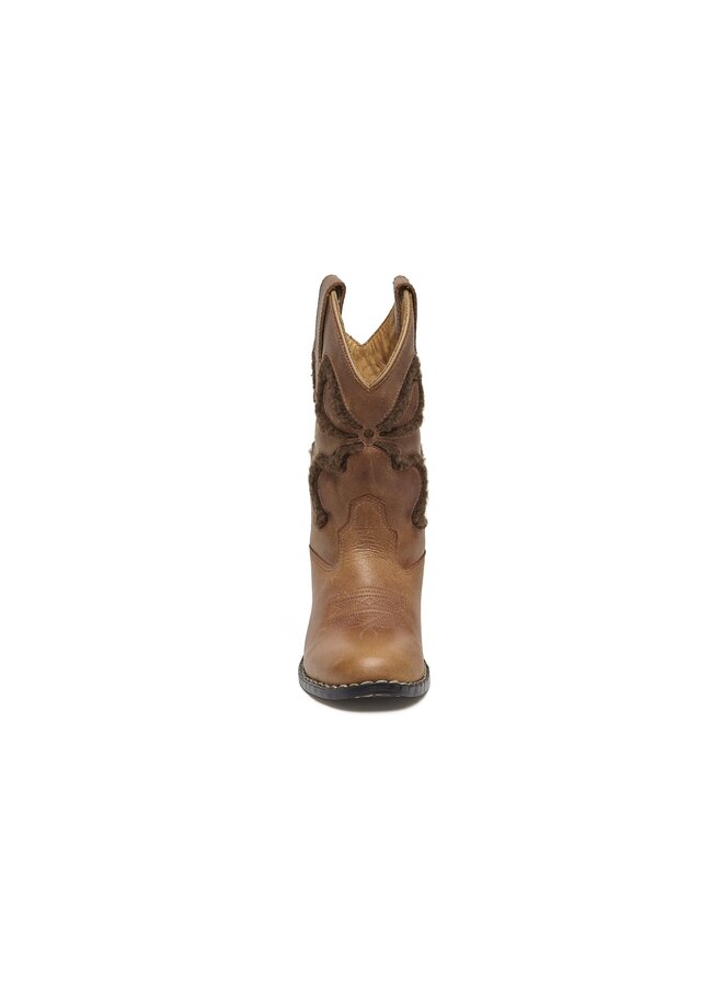 Bootstock - Bow teddy boots - Brown