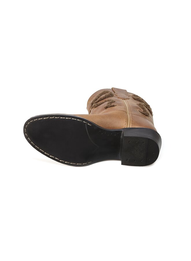 Bootstock - Bow teddy boots - Brown