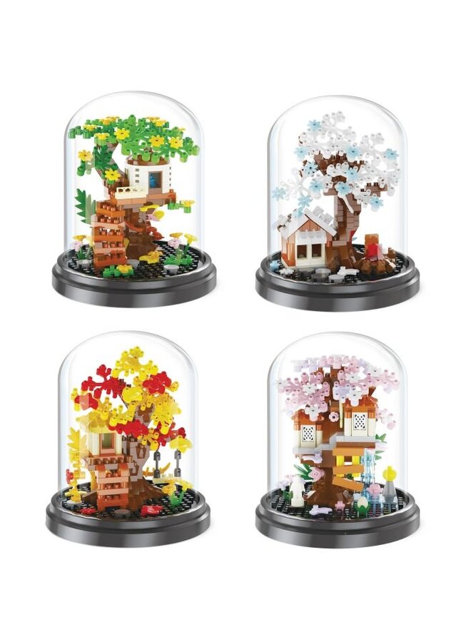 82386 - Brick tree house 11 cm met stolp