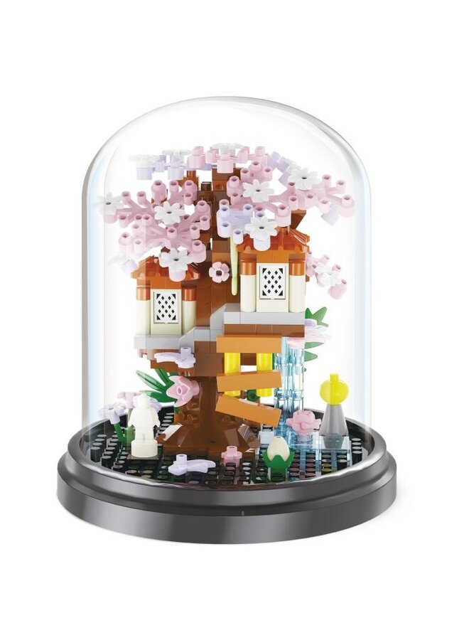 Moses - 82386 - Brick tree house 11 cm met stolp