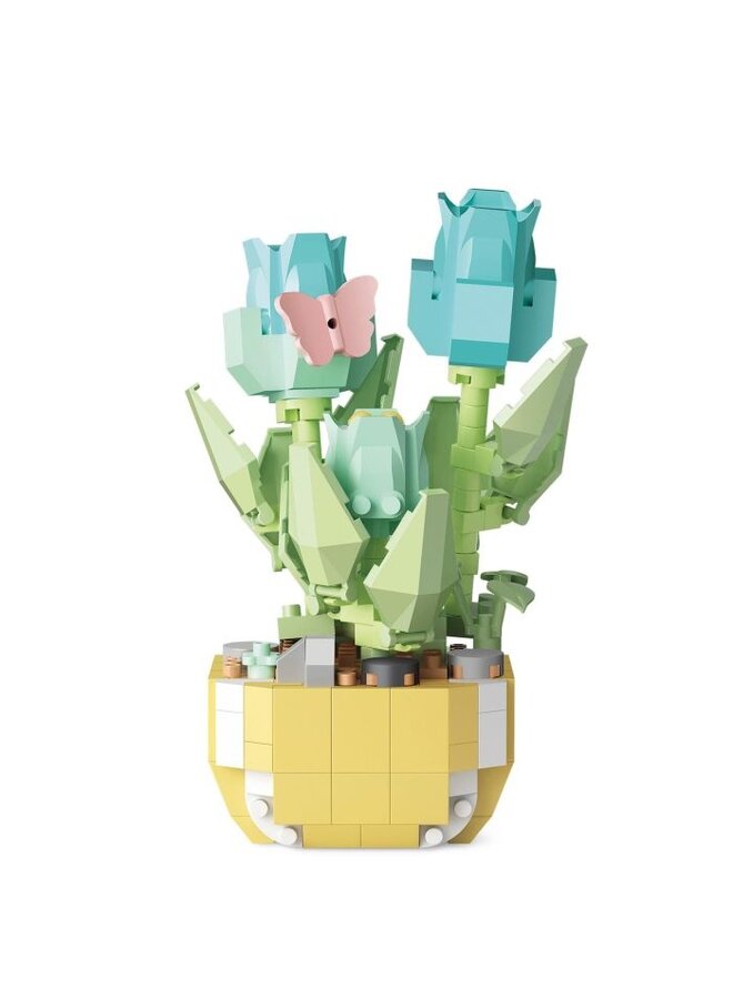 Moses - 82387 - Brick garden flower met vaas 8 cm