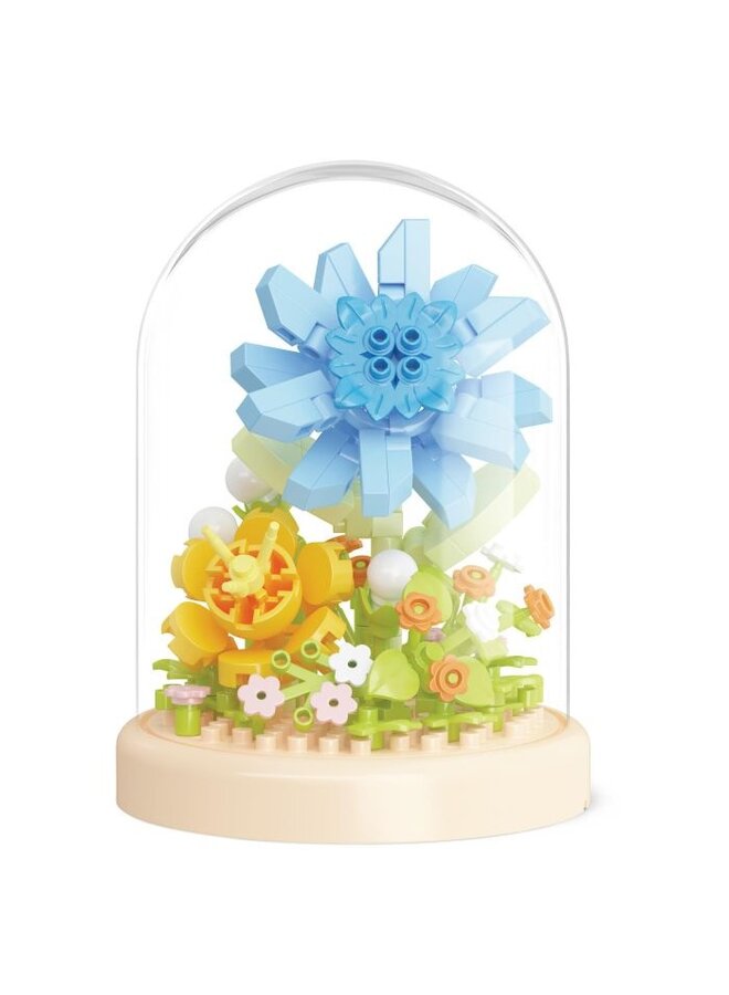 Moses - 82388 - Brick garden fiori flower 8 cm met stolp