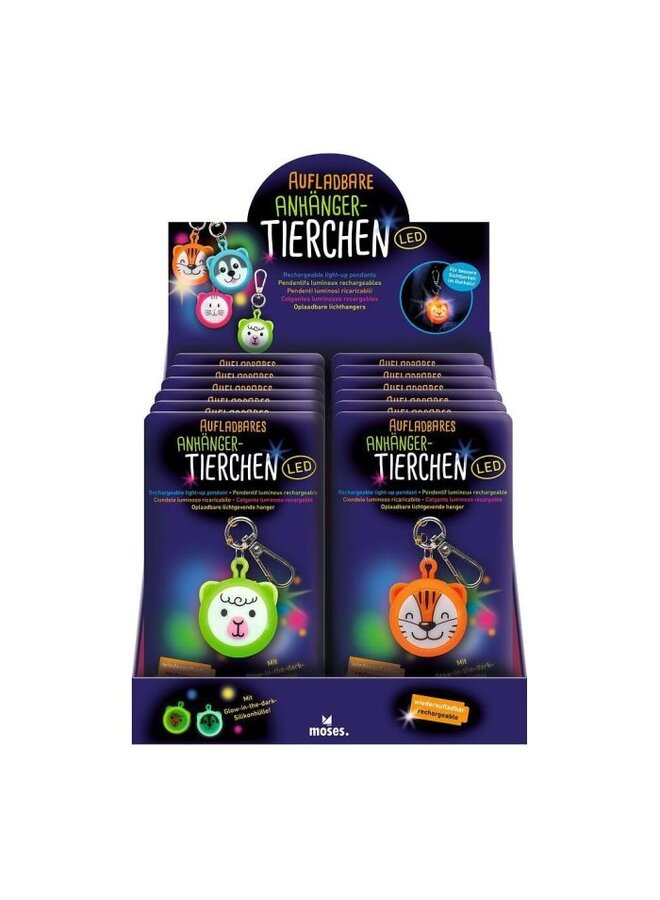 38277 – Sleutelhanger LED oplaadbaar dieren
