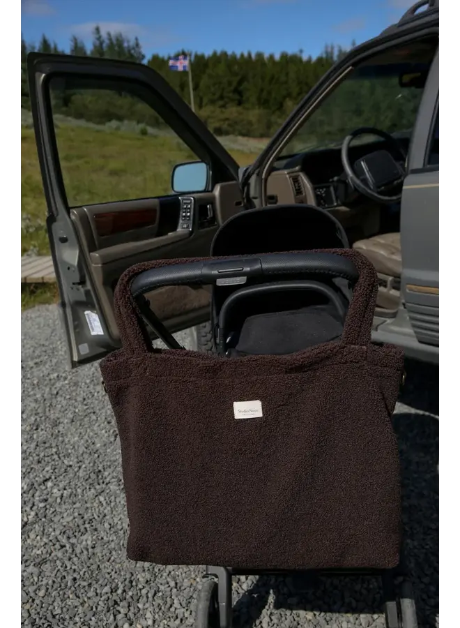 Studio Noos - Teddy diaper bag - Chocolate