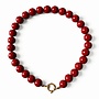 Feestbeest - Kralenketting - Donkerrood