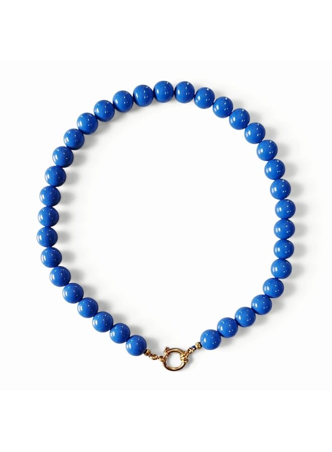 Kralenketting - Jeansblauw