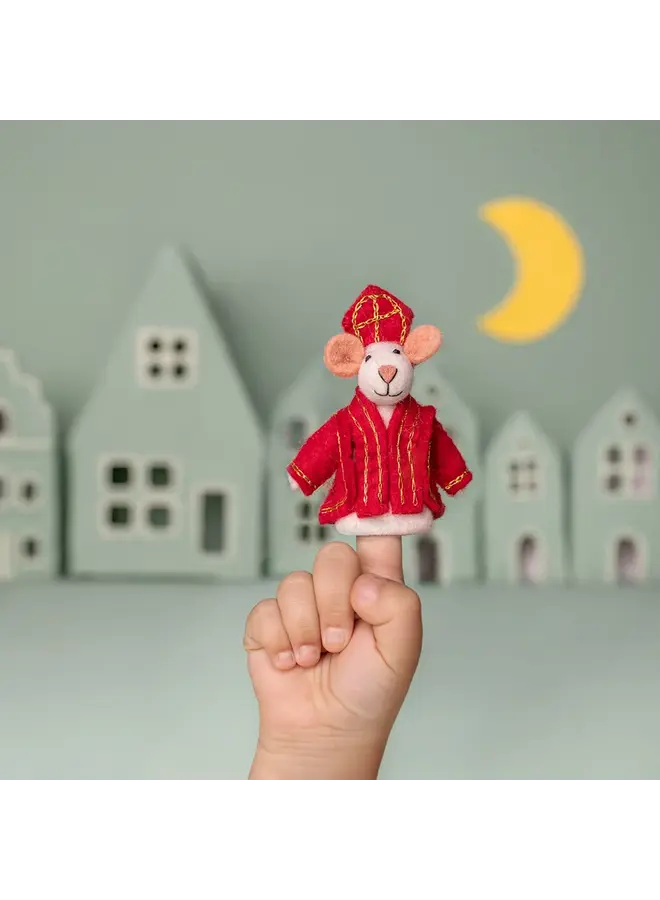 Sjaal met Verhaal - Vingerpopje Sintermuis